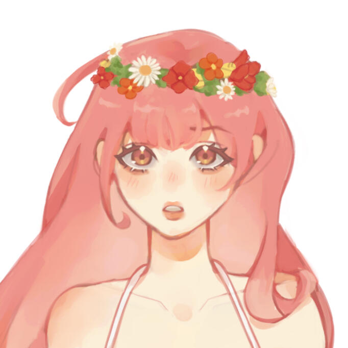 user toastdhoney's artwork based on Vocaloid Luka's "Just Be Friends"